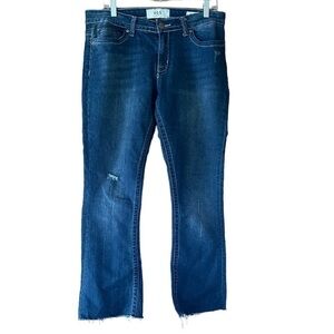 VGS Slim Boot Raw Hem Jeans